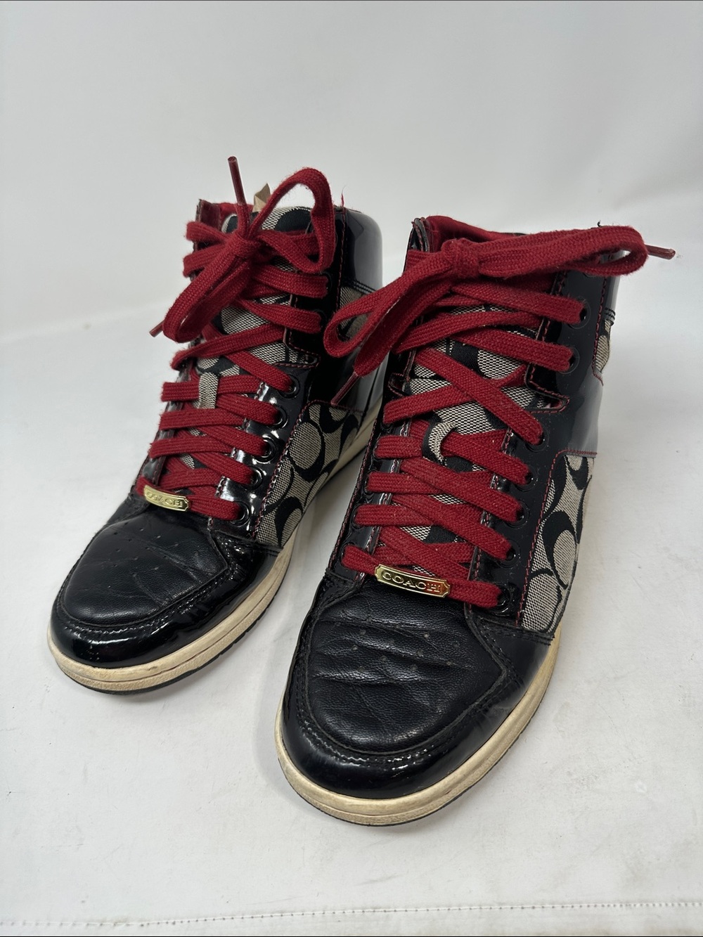 Coach high tops Size 7 1/2